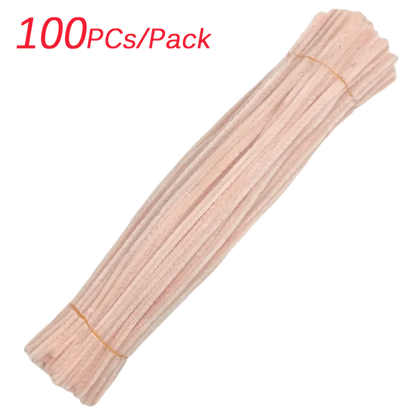 Creative Wires Chenille Wire Pipe Cleaners Flower Headband Diy Colorful DIY Plush Stem Wired Twist Stick