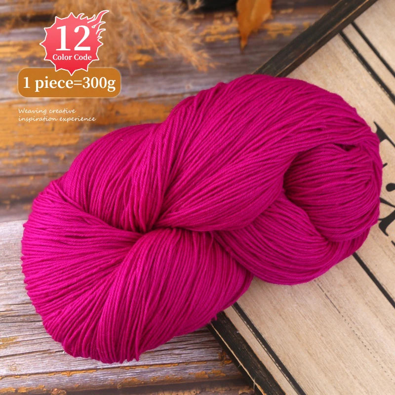 300g Alpaca Wool Yarn in Multiple Optional Colors Used for Knitting Fashionable Sweaters Scarves Gloves Hats Coats
