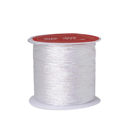 0.4mm 50m Nylon Gold Silver Thread Jewelry Cord Wire For DIY Bracelet Beading