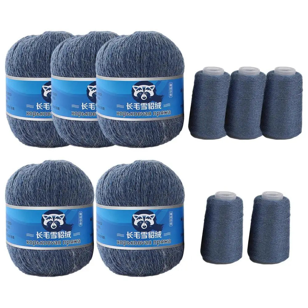 Cashmere Yarn Ball Long Plush Mink Cashmere Merino Wool