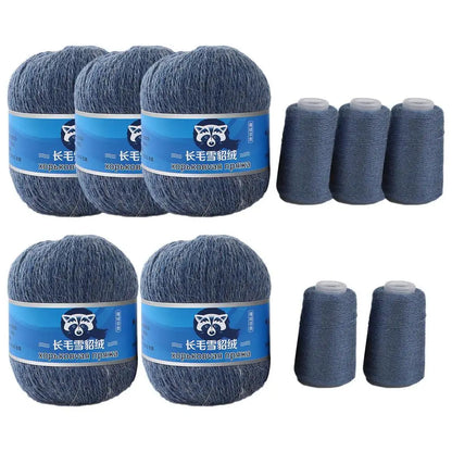Cashmere Yarn Ball Long Plush Mink Cashmere Merino Wool