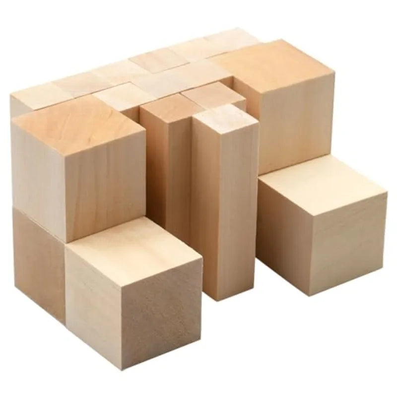 Basswood Carving Blocks 18 Pcs Whittling Wood