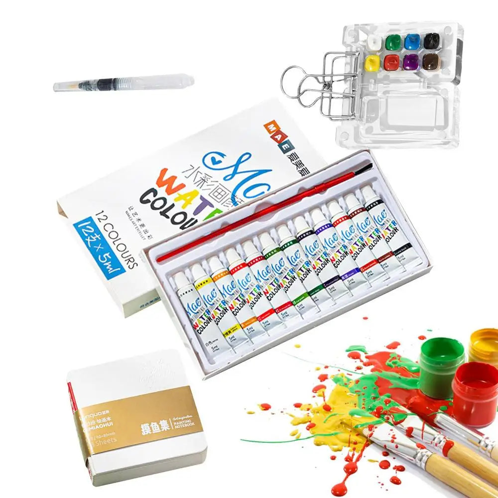 Pocket Artist Watercolor Travel Set Watercolor Paint Palette