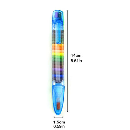 1pc 20 Colors Paint Pen Oil Pastel Safe Nontoxic Painting Graffiti Drawing Pen