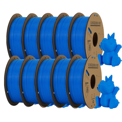 KINGROON PLA Filament 1.75mm 3D Printer 5/10Rolls Plastic Material 100% No Bubble for FDM 3D Printer MIX