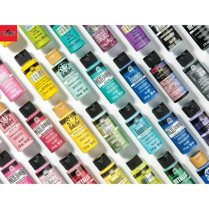 FolkArt Matte Acrylic Craft Paint Set, Classic, 24 fl oz, 12 Piece