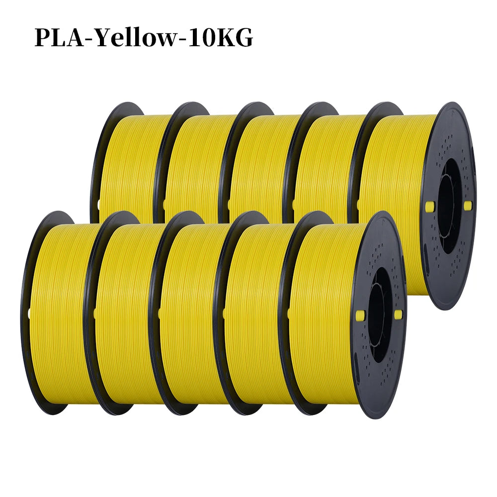 KINGROON 22LBS PETG or PLA filament 3D Printer Filament 10 Rolls 1KG 1.75MM Eco-Friendly Good Toughness Mix Color
