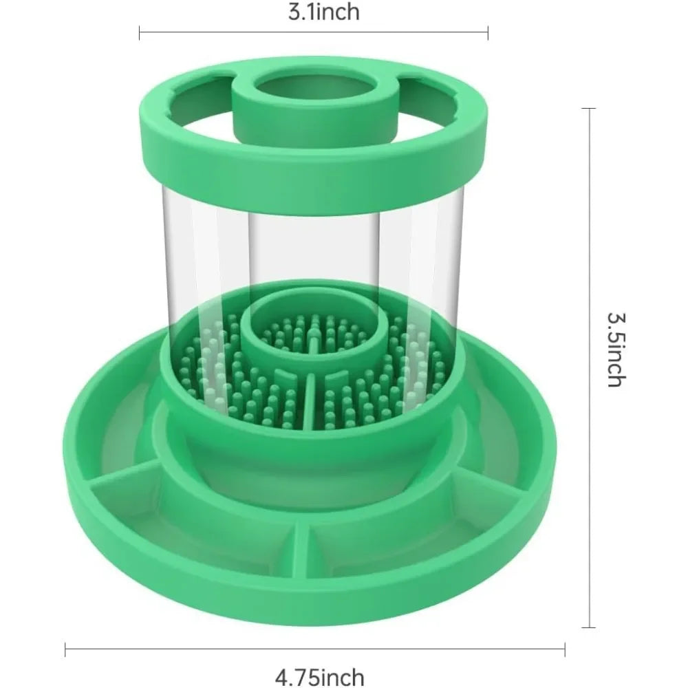 Brush Rinse, Paint Brush Cleaner, Silicone Cleaning Cups for Acrylic, Watercolor and Water-based Media