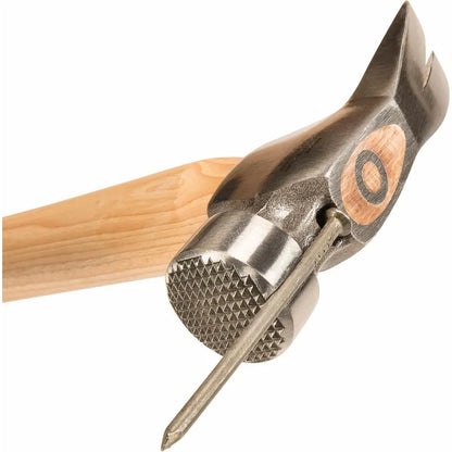 ESTWING Sure Strike California Framing Hammer  25 oz Straight Rip Claw with Milled Face & Hickory Wood Handle  MRW25LM