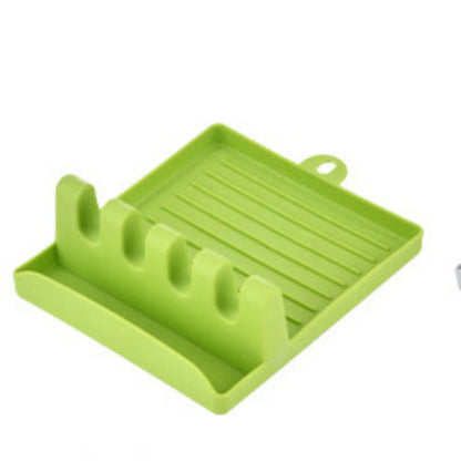 1Pc Paint Brush Rest Holder White Plastic 4 Slots Paintings Brushes Rests Drip Tray Pad