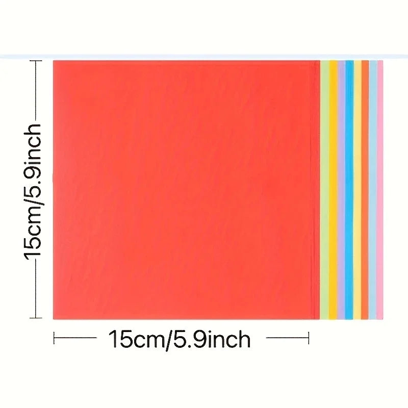 100 sheets of cardstock available in 10 colors for origami art crafts office supplies scrapbooking