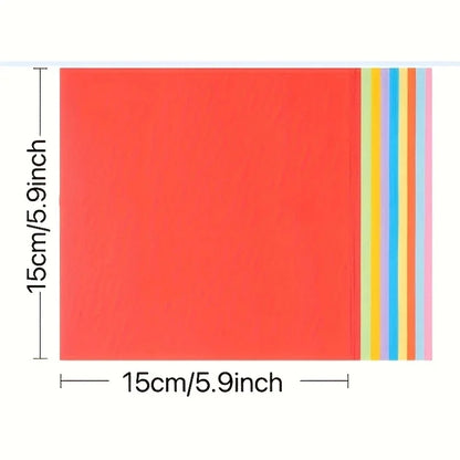 100 sheets of cardstock available in 10 colors for origami art crafts office supplies scrapbooking