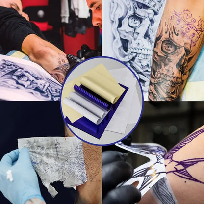 Tattoo Transfer Paper A4 Size Stencil Paper, 4-Layer, Compatible with ITP05/M08F/P90/MHT-P8009