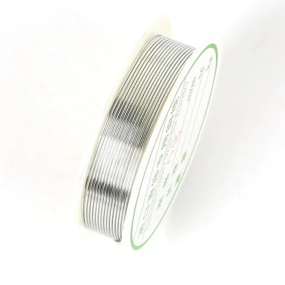 0.2/0.25/0.3/0.4/0.5/0.6/0.8/1mm Gold Silver Color Alloy Cord Beading Wire