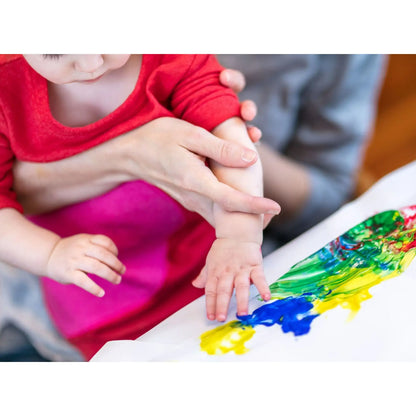 Crayola Washable Finger Paint Set, Toddler Paint Kit, 4 Paint Set