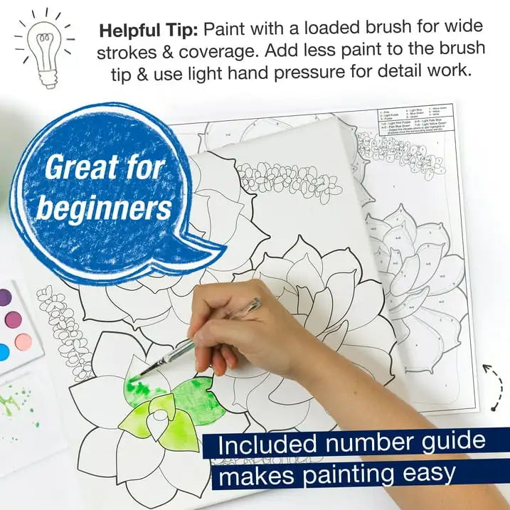 Faber-Castell Watercolor Paint by Number Tropical