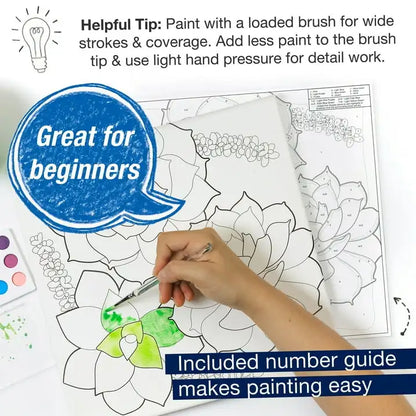 Faber-Castell Watercolor Paint by Number Tropical