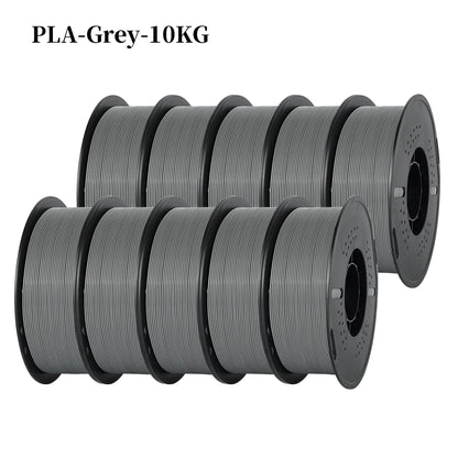 KINGROON 22LBS PETG or PLA filament 3D Printer Filament 10 Rolls 1KG 1.75MM Eco-Friendly Good Toughness Mix Color