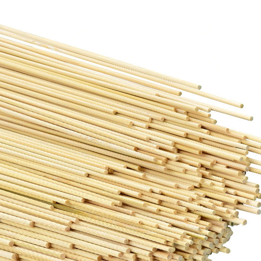100Pc 30CM*2MM Thin Bamboo Stick DIY for Model Wood Handmade Hobby Wooden Pieces