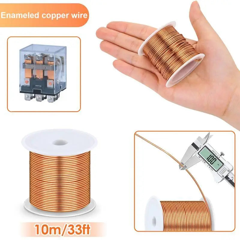 0.55mm 10m Cable Copper Wire Magnet Wire Enameled Winding Coil Wire
