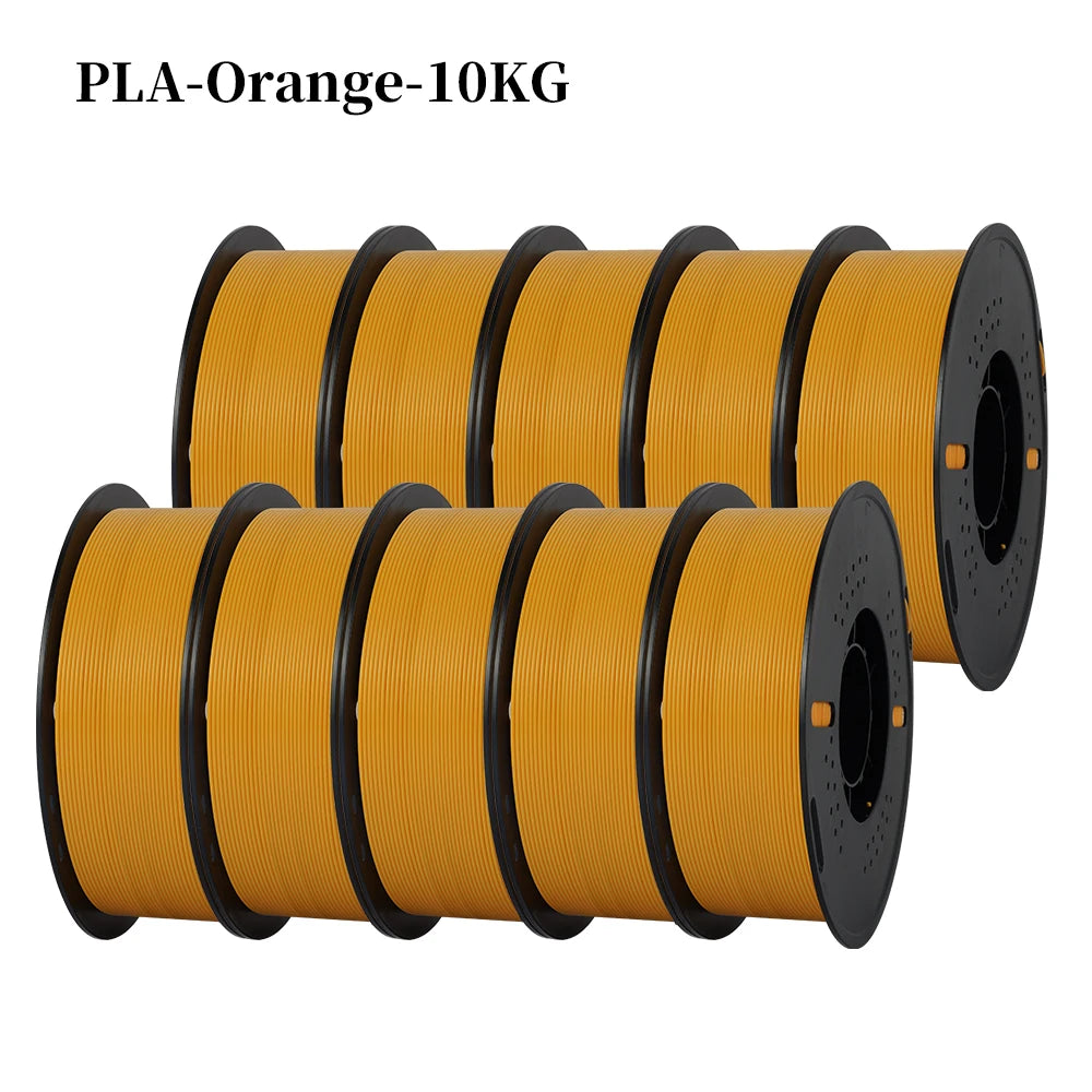KINGROON 22LBS PETG or PLA filament 3D Printer Filament 10 Rolls 1KG 1.75MM Eco-Friendly Good Toughness Mix Color