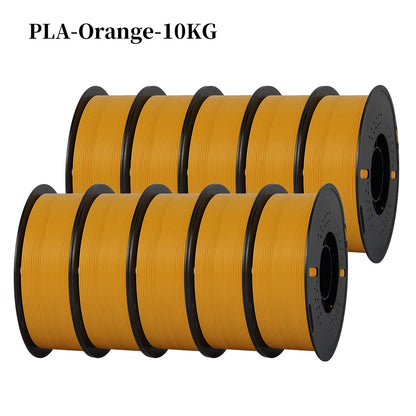 KINGROON 22LBS PETG or PLA filament 3D Printer Filament 10 Rolls 1KG 1.75MM Eco-Friendly Good Toughness Mix Color
