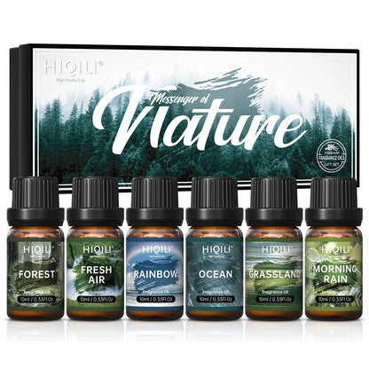 HIQILI Fragrance Oil Set, 6 PCS*10mL Pure Perfume Oil Set