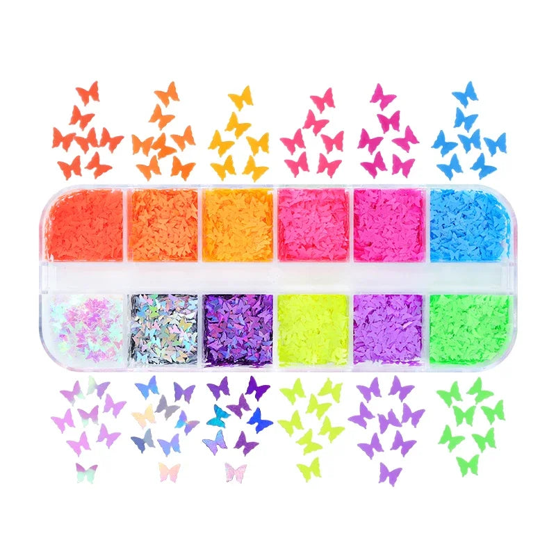 Holographic Letters Resin Sequins Fillers Epoxy Filling Crafts Materials Iridescent Glitter Flakes