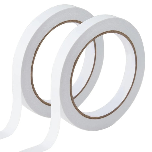 1/4" 2 rolls of double-sided tape (width: 6mm)