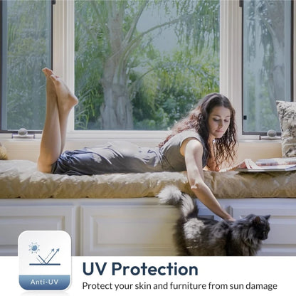 1-4 Meter Length Mirror Window Film Daytime Privacy One Way Vision Self Adhesive Solar Protection Tint