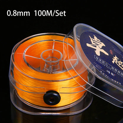 0.8mm Elastic Thread Cords Flat Crystal Line Nylon Rubber Stretchy Cord Rope