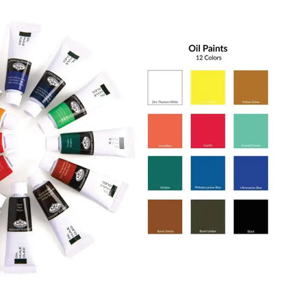 Royal & Langnickel essentials Oil Paints 12ml-24/Pkg