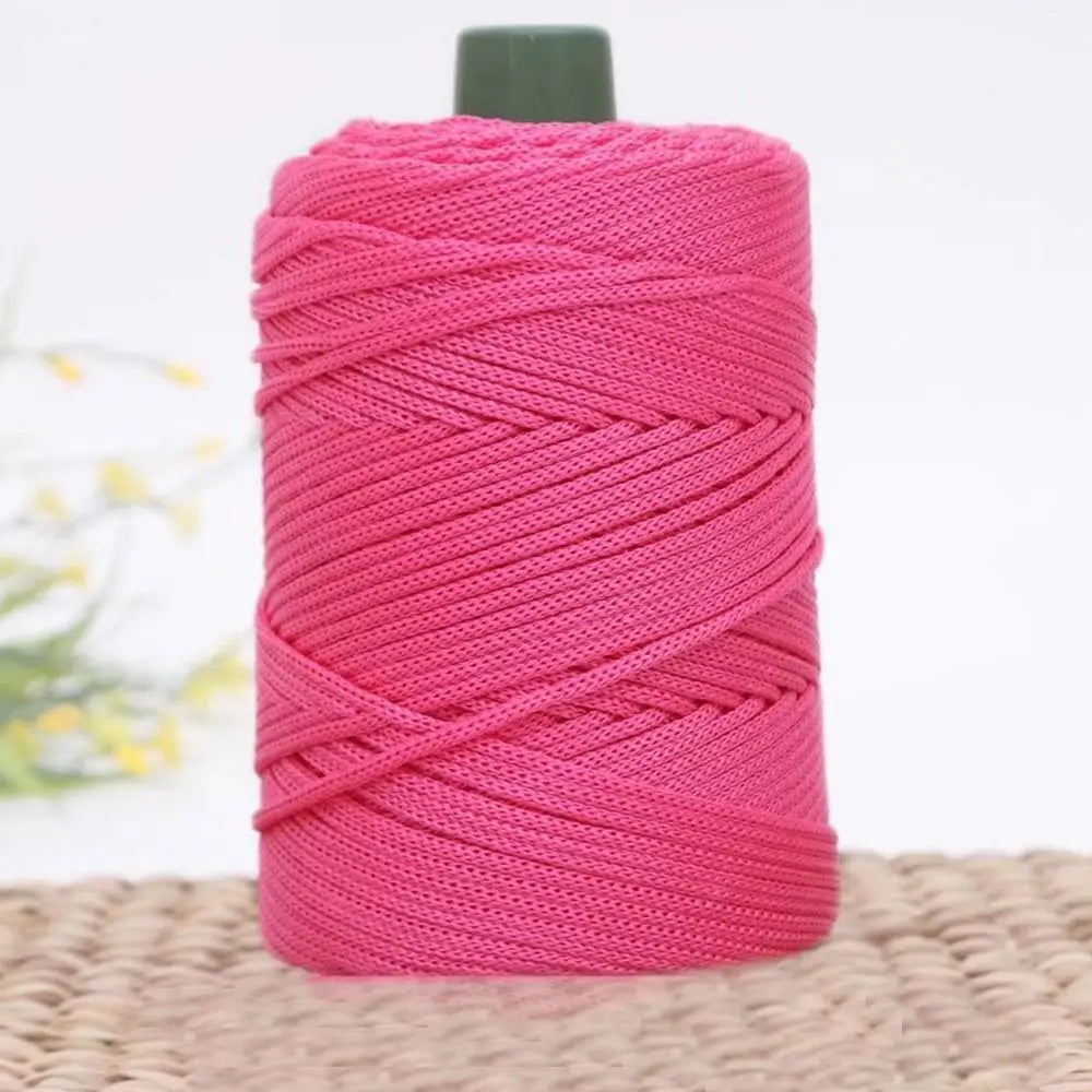 3mm Handmade Ice Rope Thread DIY Hook Cushion Beginners Crochet Knitting Yarn