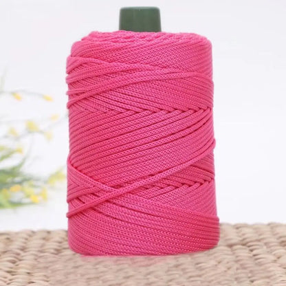 3mm Handmade Ice Rope Thread DIY Hook Cushion Beginners Crochet Knitting Yarn