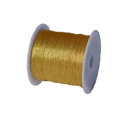 0.4mm 50m Nylon Gold Silver Thread Jewelry Cord Wire For DIY Bracelet Beading