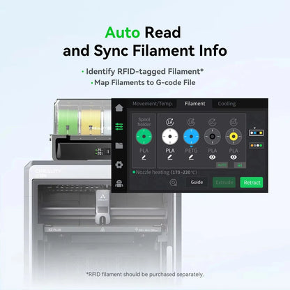 Creality CFS -Creality Filament System Multicolor 3D Printer Supports 4 Parallel for Creality K2 Plus 3D Printer
