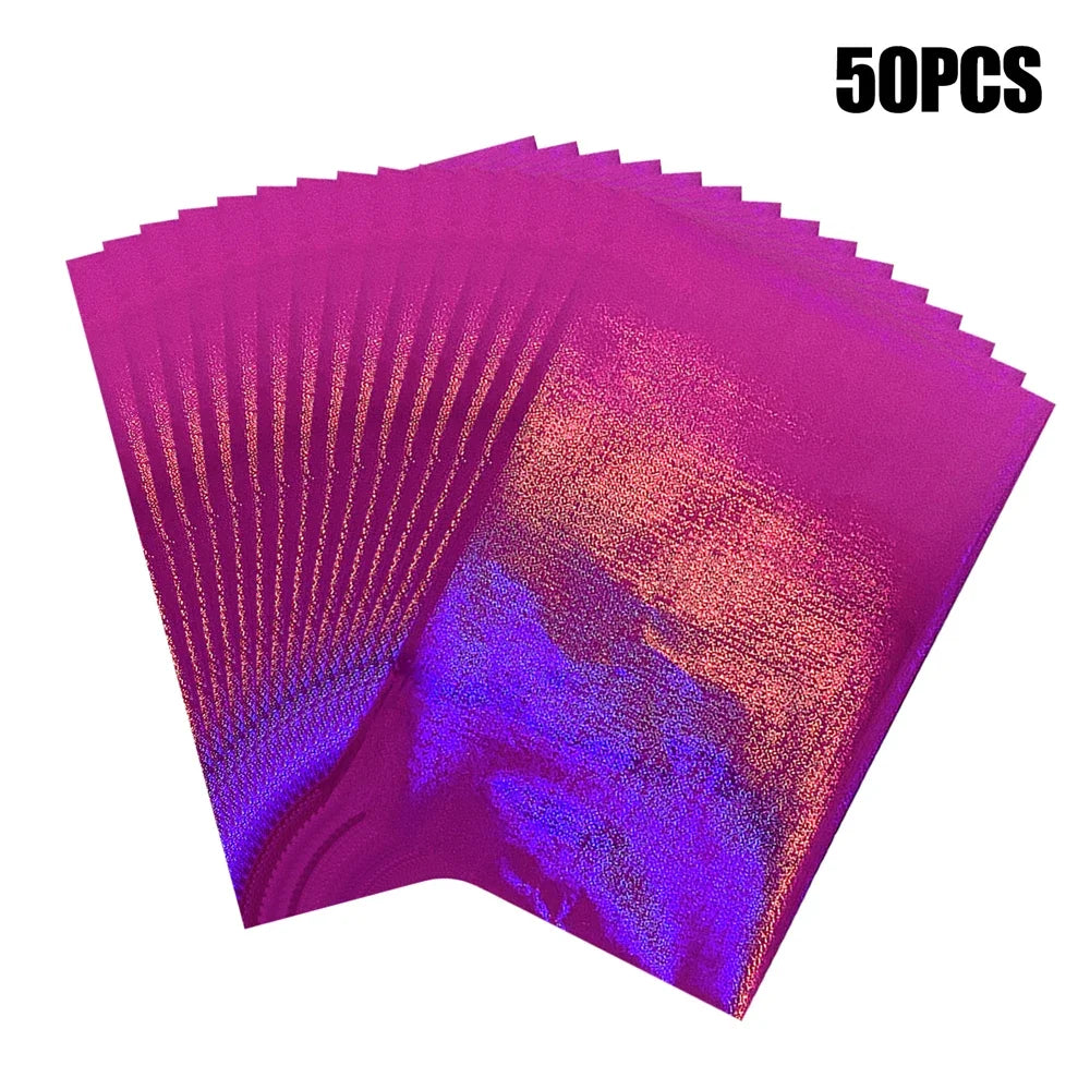 50pcs/pack 20x29cm Toner Hot Stamping Foil Paper A4 Toner Reactive Foil By Laser Printer and Laminator
