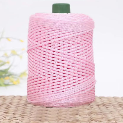 3mm Handmade Ice Rope Thread DIY Hook Cushion Beginners Crochet Knitting Yarn