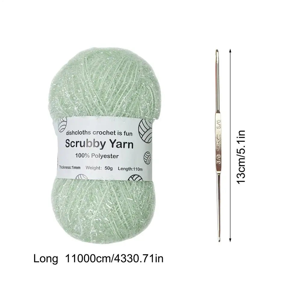 Scrubbies Polyester Assorted Colors Exquisite Crocheting Weaving Yarn