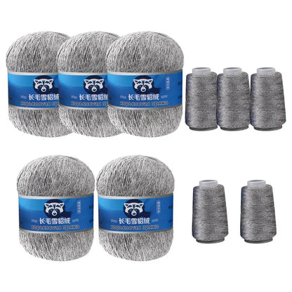 Cashmere Yarn Ball Long Plush Mink Cashmere Merino Wool