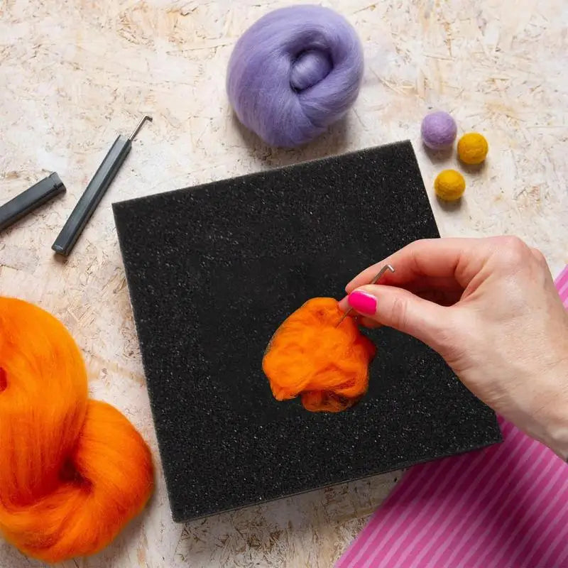 Wool Felt Workplace Mat Foam Needle Felting Poked Pad Sewing Accessories Tools