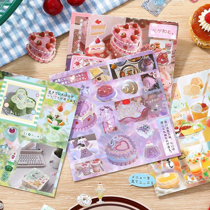 Mr Paper 30sheets/book Japanese Food Sticker Book DIY handbook scrapbook