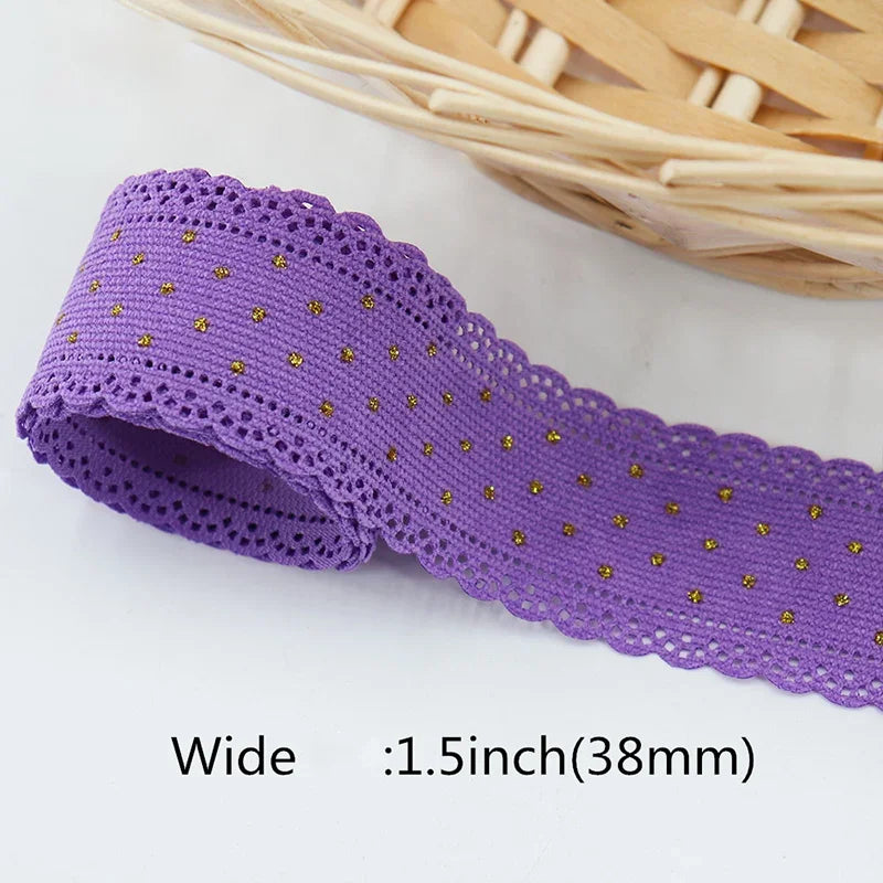 5 Yards Lace Corduroy Ribbons Sewing Crafts Hair Bow Making