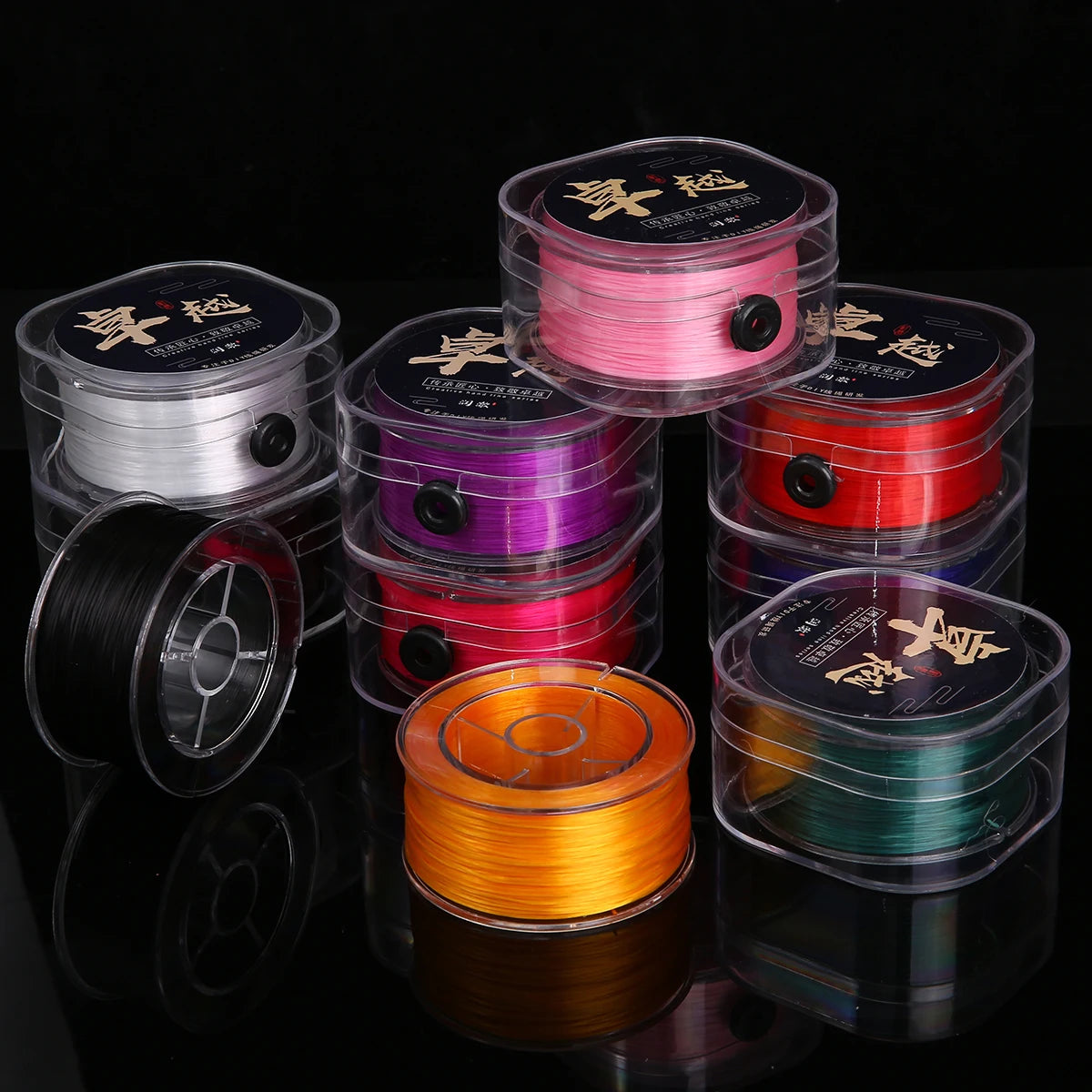 0.8mm Elastic Thread Cords Flat Crystal Line Nylon Rubber Stretchy Cord Rope