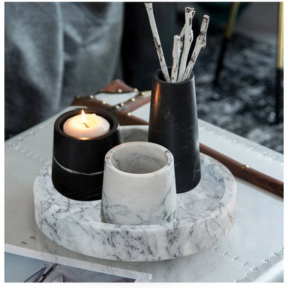 Round Tray Clay Silicone Molds Storage Plate Epoxy Resin Jewelry Display Flowerpot Candle Holder Concrete