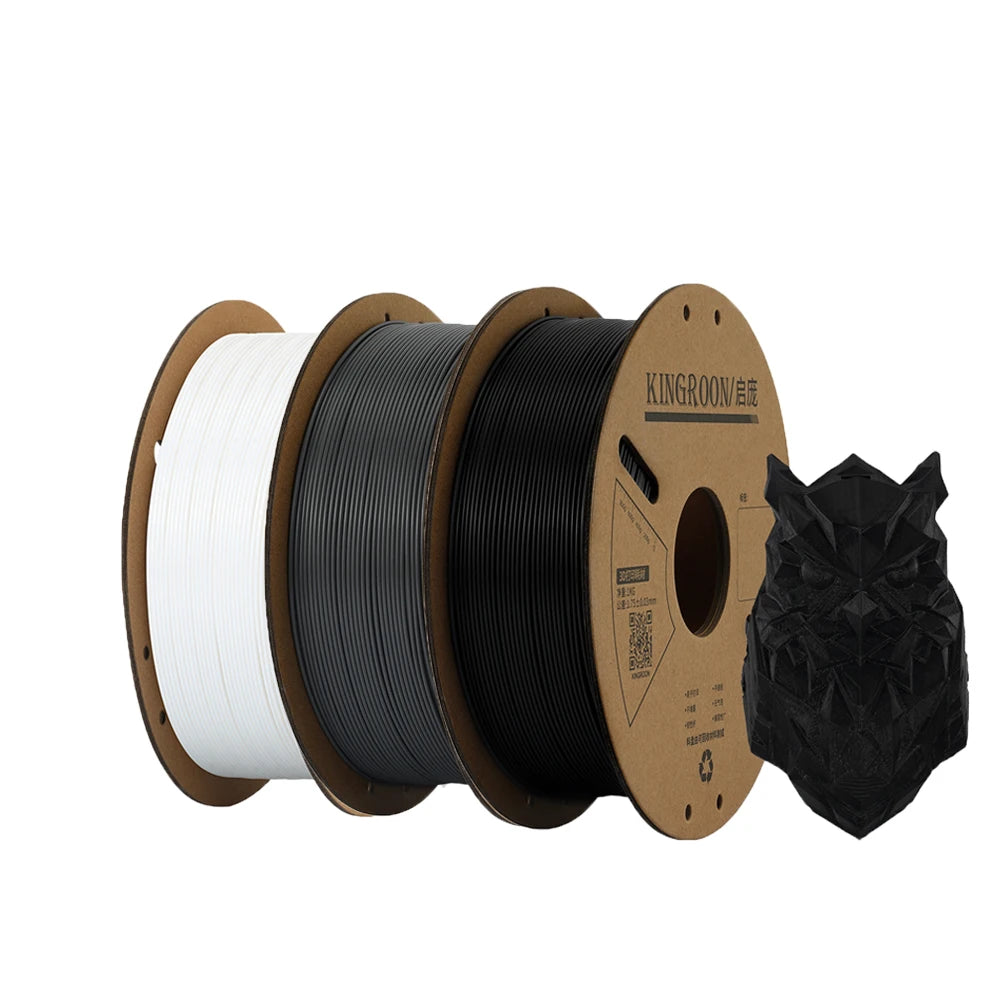 KINGROON PLA Filament 1.75mm 3D Printer 5/10Rolls Plastic Material 100% No Bubble for FDM 3D Printer MIX