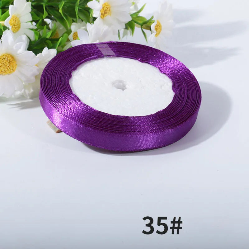 20mm 25yards per roll Silk Satin Ribbons