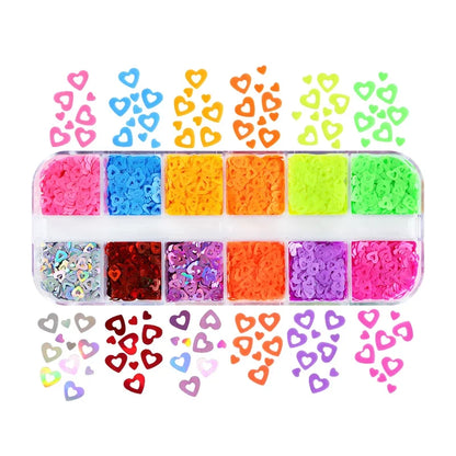 Holographic Letters Resin Sequins Fillers Epoxy Filling Crafts Materials Iridescent Glitter Flakes