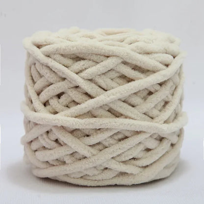 100g/ball Chenille Knitting Yarn Soft Ice Strip Line Cotton Yarn DIY Wool Yarn for Hand Knitting Scarf Thick Wool Wholesale