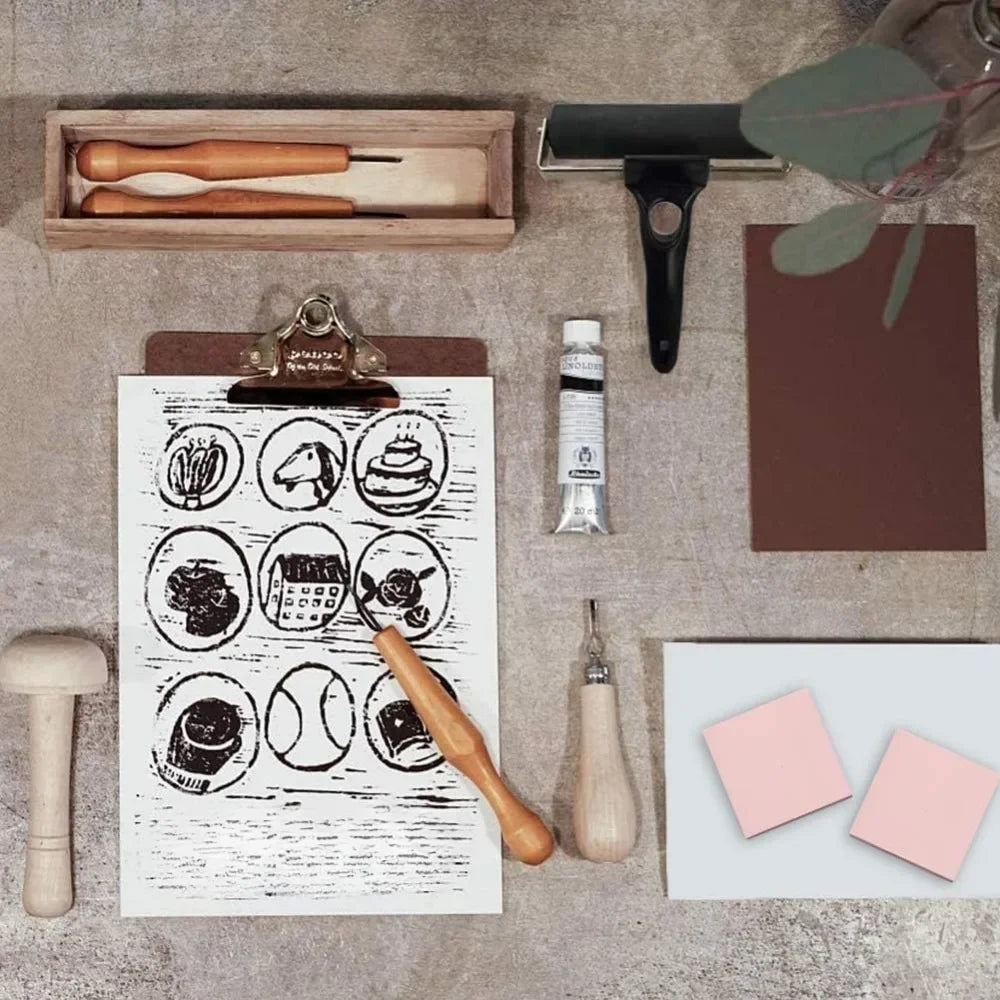 8 2 "x2" pink rubber carving blocks, suitable for stamp crafts, soft and easy to carve